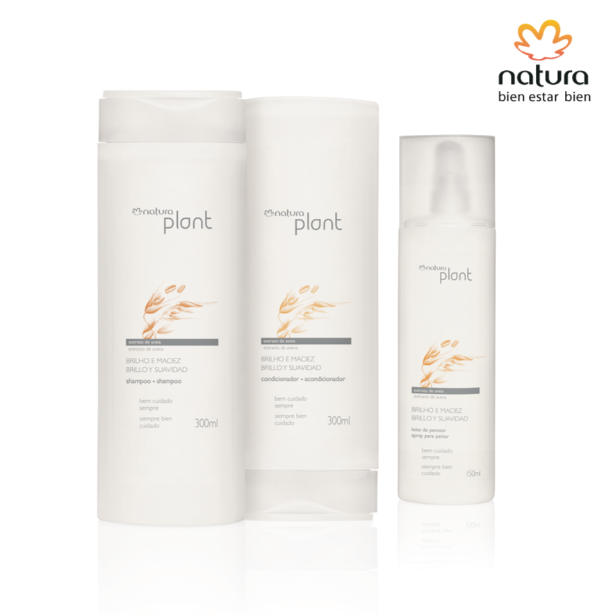Acondicionador Natura Plant Brillo y Suavidad 300ml